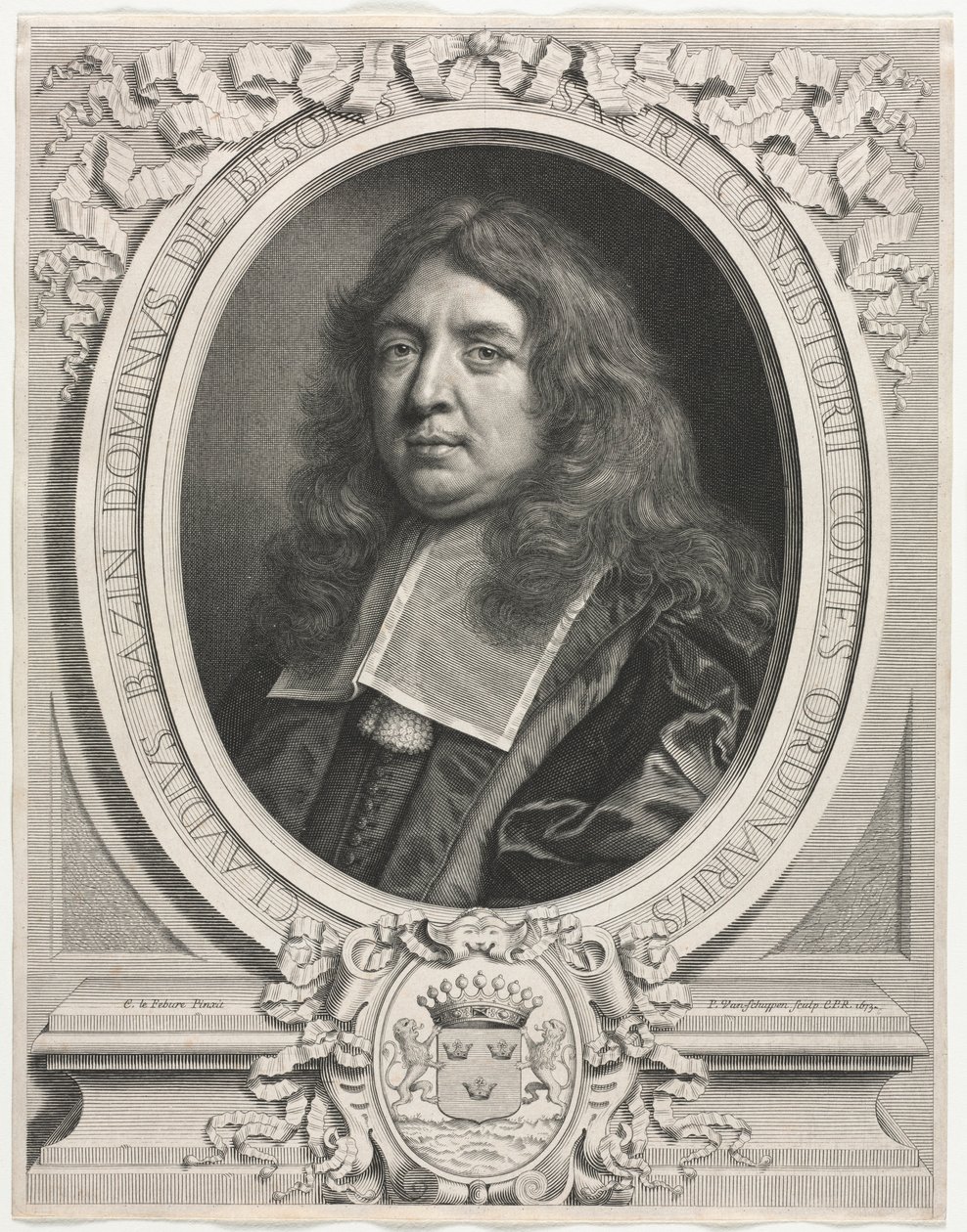 Bazin de Besons, Claude, 1673 by Pierre Louis van Schuppen