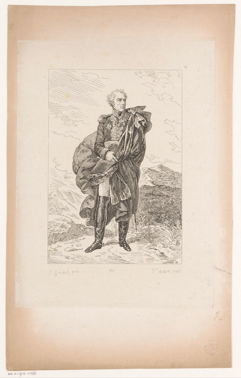 Portrait of General Maximilien Sébastien Foy (Collection of Historical Portraits by Baron Gérard) by Pierre Michel Adam