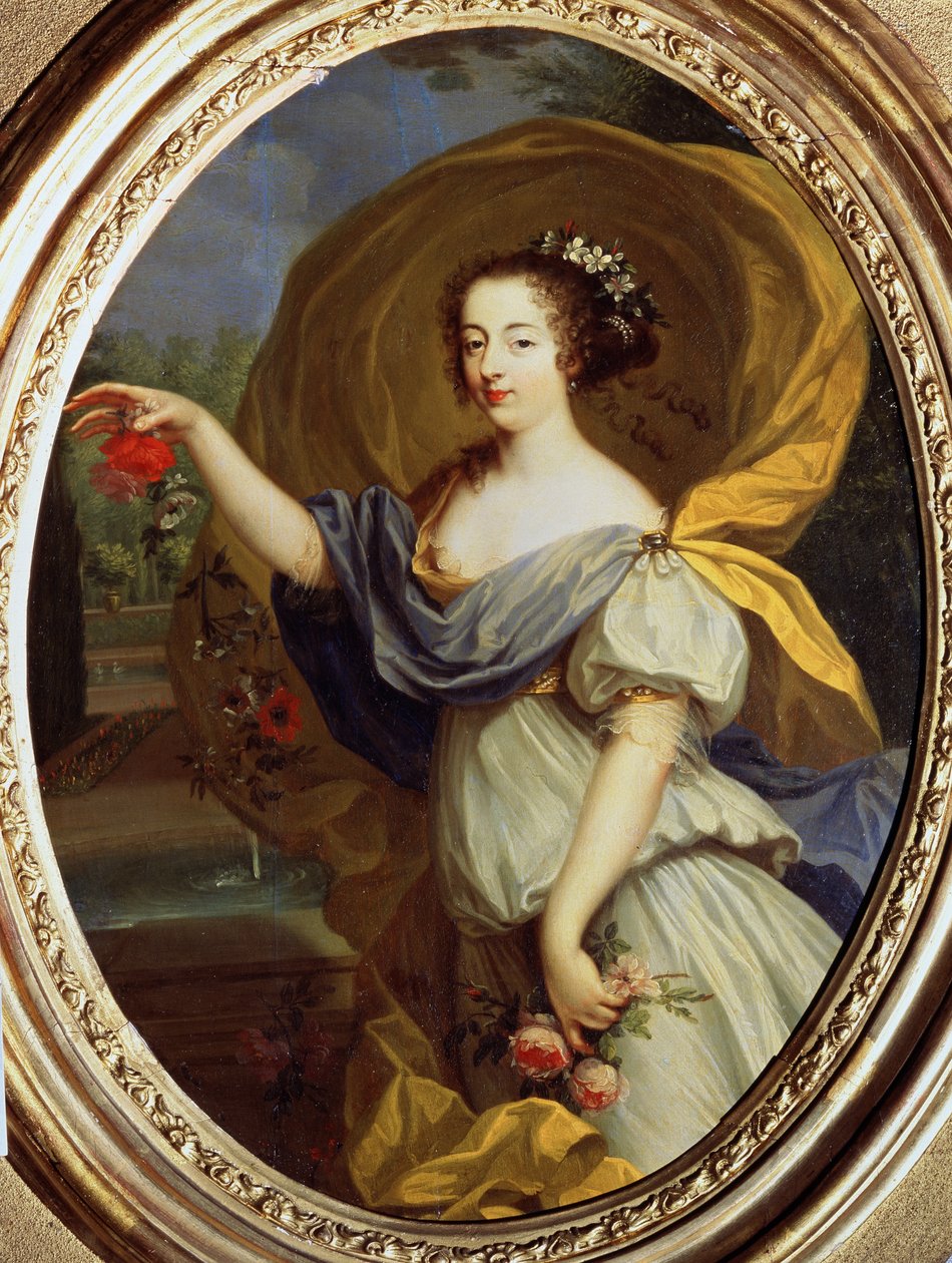 Portrait of Louise Francoise de la Baume le Blanc, Duchess of La Valliere by Pierre Mignard