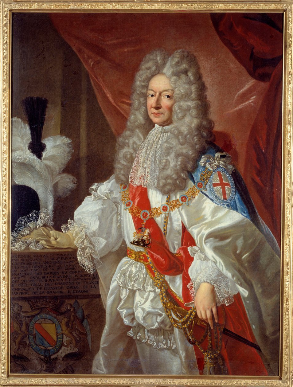 Portrait of Antonin Nompar de Caumont, Duke of Lauzun by Pierre Mignard