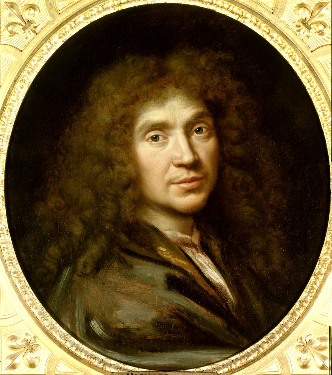 Portrait of Moliere (1622-1673) by Pierre Mignard