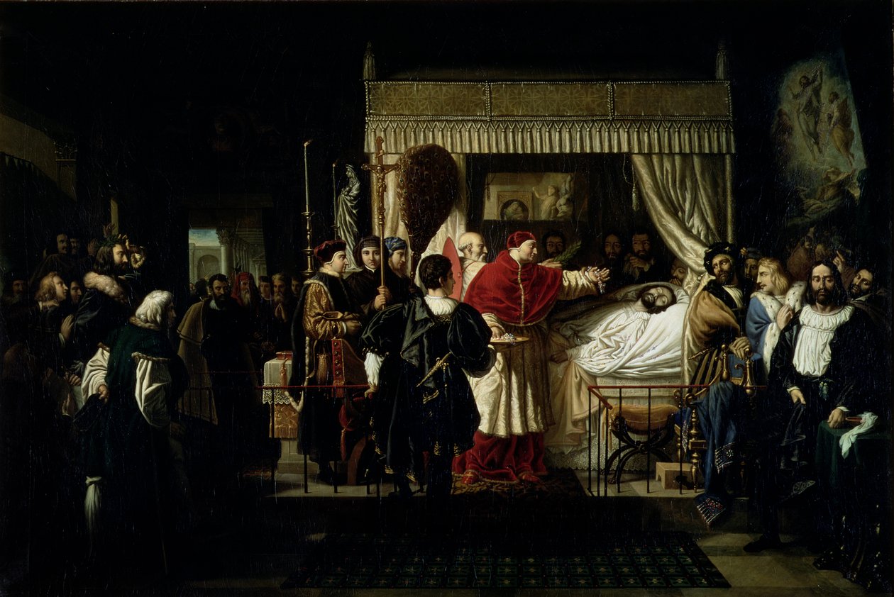 Honours paid to Raphael after his death by Pierre-Nolasque Bergeret