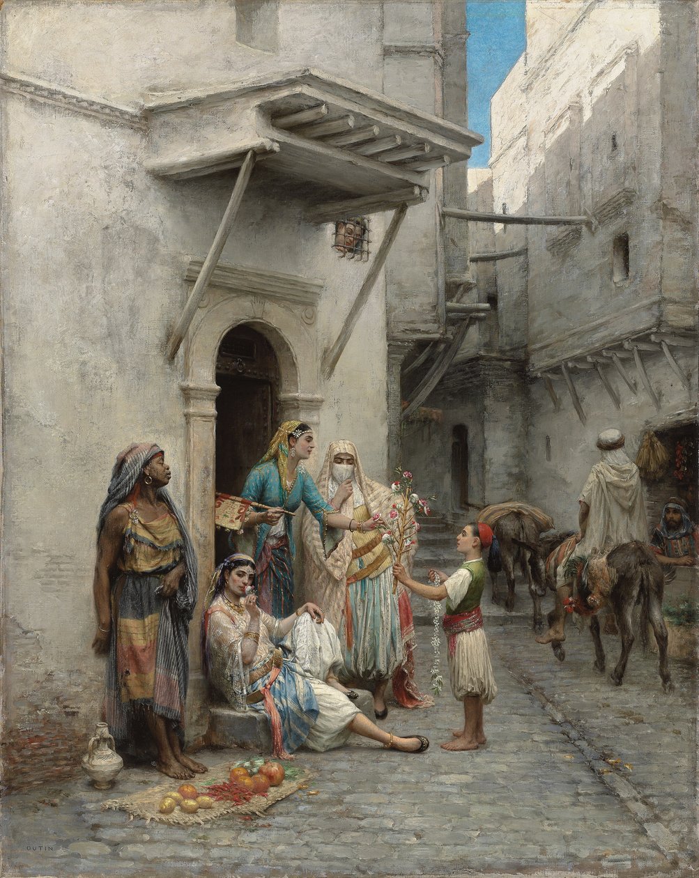 The Young Flower Seller by Pierre Outin