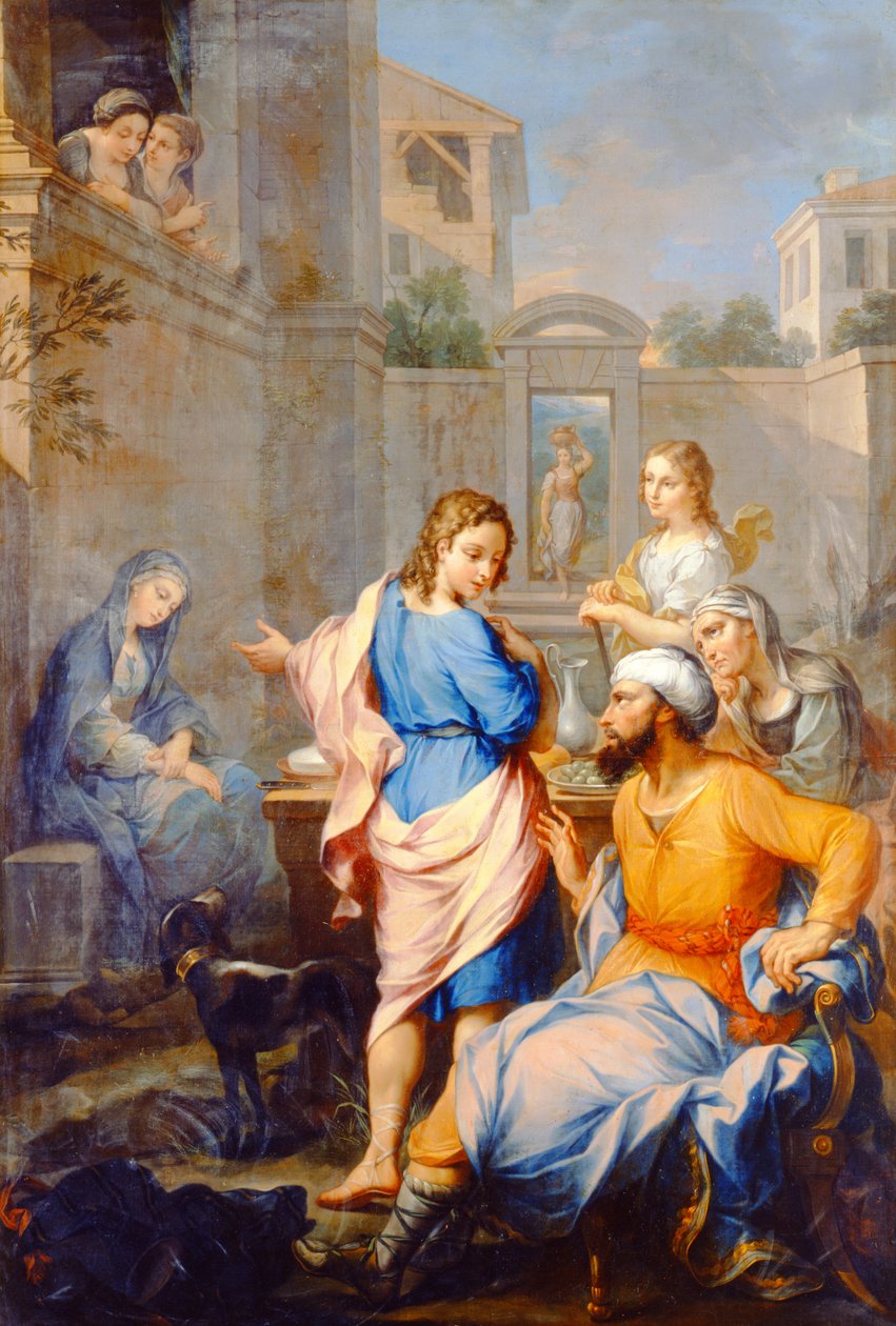 Tobias Asking Raguel for His Daughter, Sarah