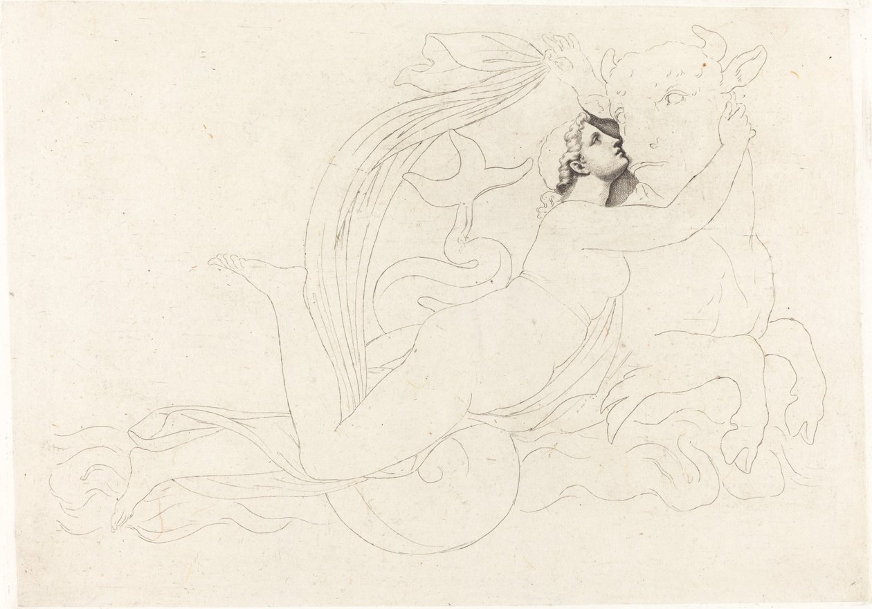 The Rape of Europa by Pierre Paul Prud
