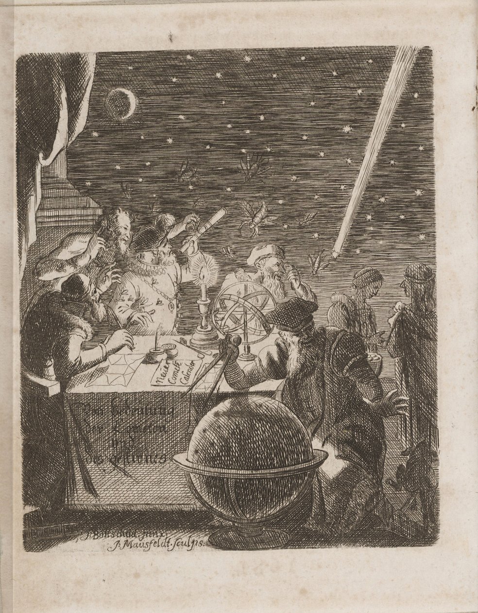 Observing the Heavens in the Age of Galileo From: Von Bedeutung der Cometen, 1681 by Pierre Petit