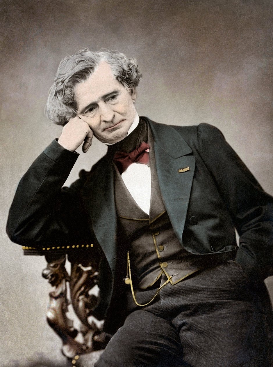 Portrait of Hector Berlioz (1803-69) by Pierre Pepetit (1832-1909) by Pierre Petit