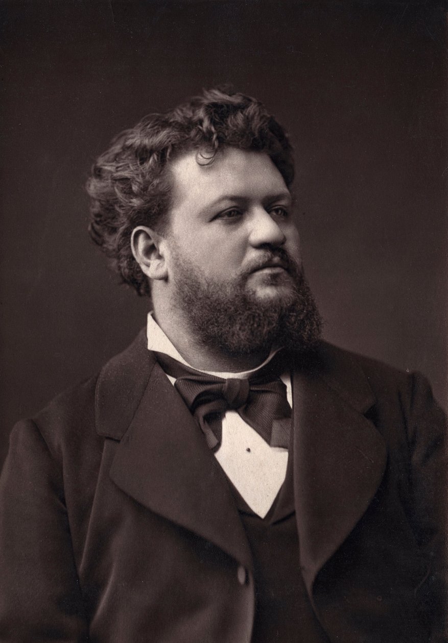 Portrait of Jean Lassalle, French baritone by Pierre Petit