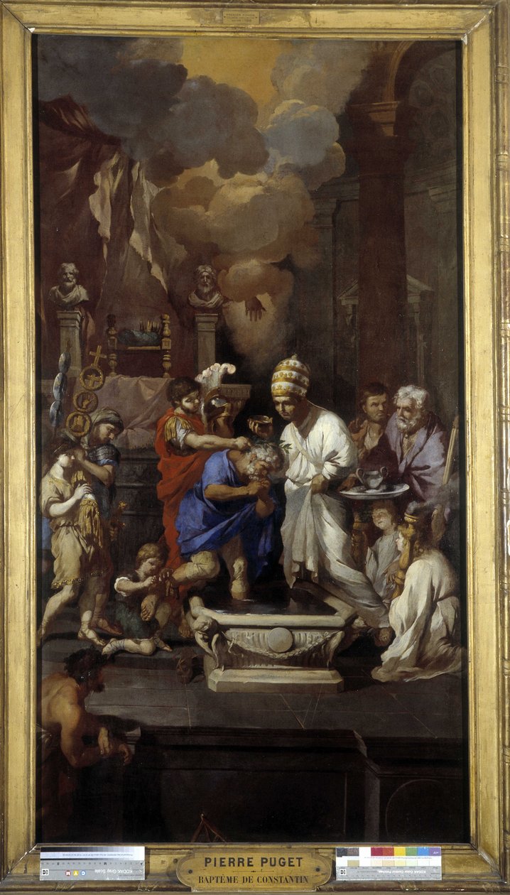 The Baptism of Constantine by Pierre Puget