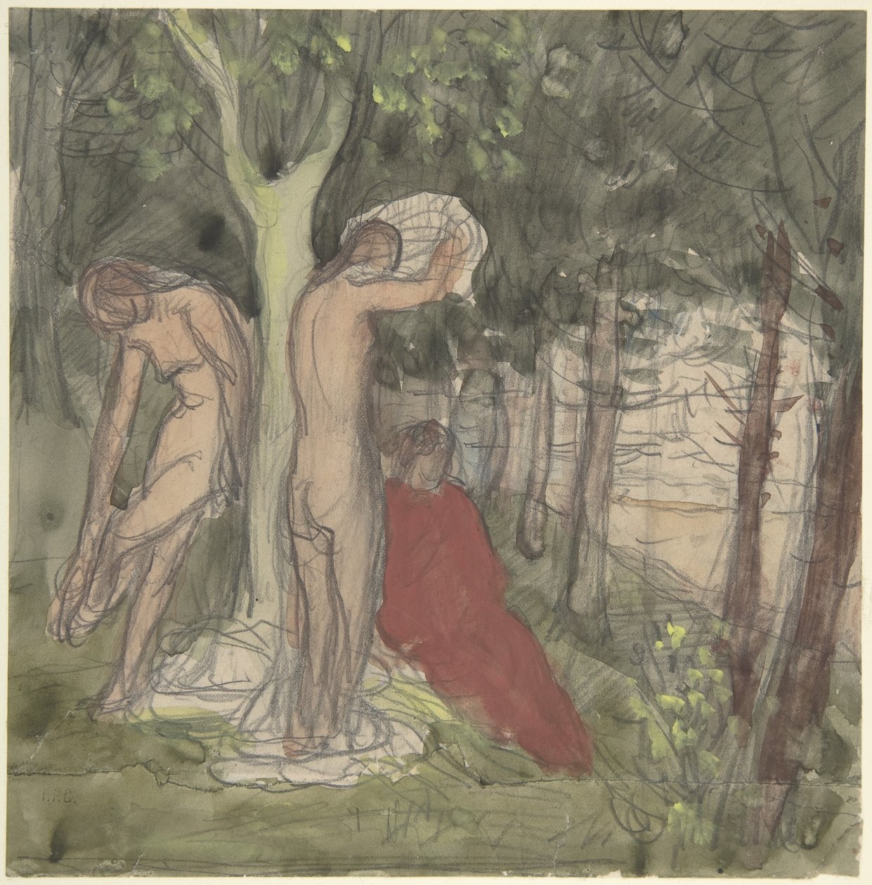 Bathers by Pierre Puvis de Chavannes