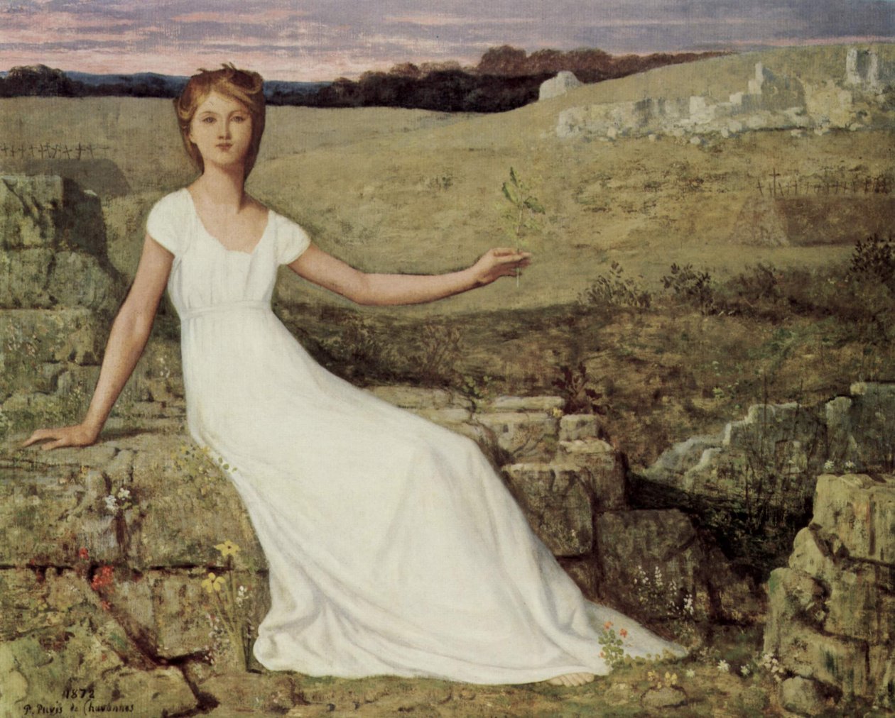 The Hope by Pierre Puvis de Chavannes