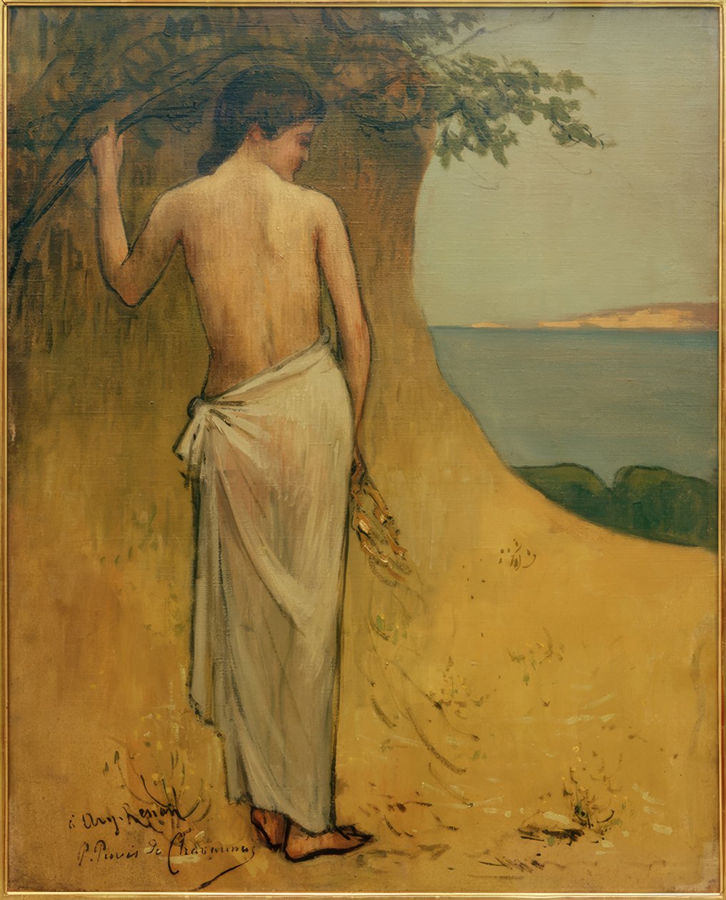 Young Girl by the Sea by Pierre Puvis de Chavannes