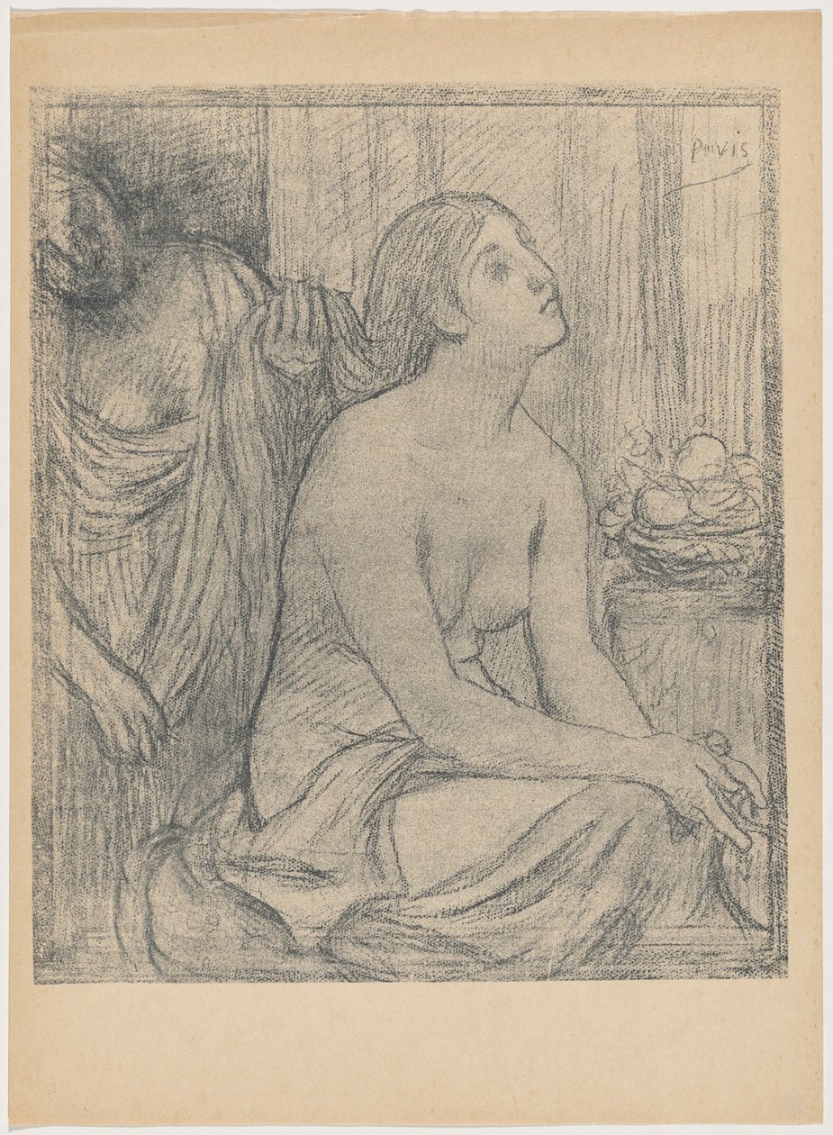 The Toilet by Pierre Puvis de Chavannes