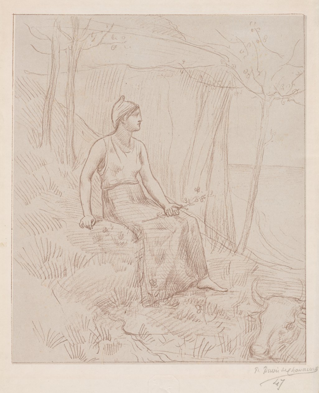 Normandy by Pierre Puvis de Chavannes