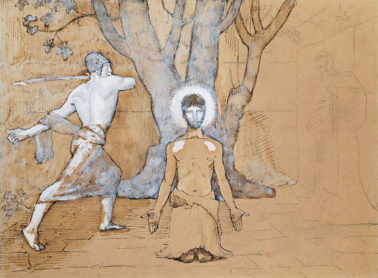 Study for Beheading of John Baptist by Pierre Puvis de Chavannes