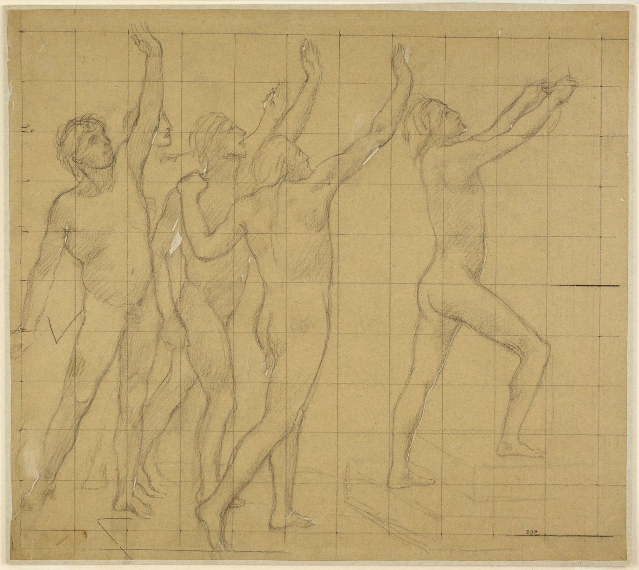 Study for the Hemicycle of the Sorbonne (The Letters, Sciences, and Arts) by Pierre Puvis de Chavannes
