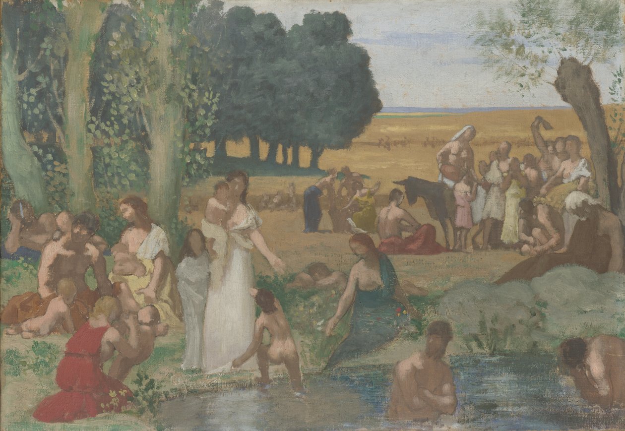 Summer (before 1873) by Pierre Puvis de Chavannes