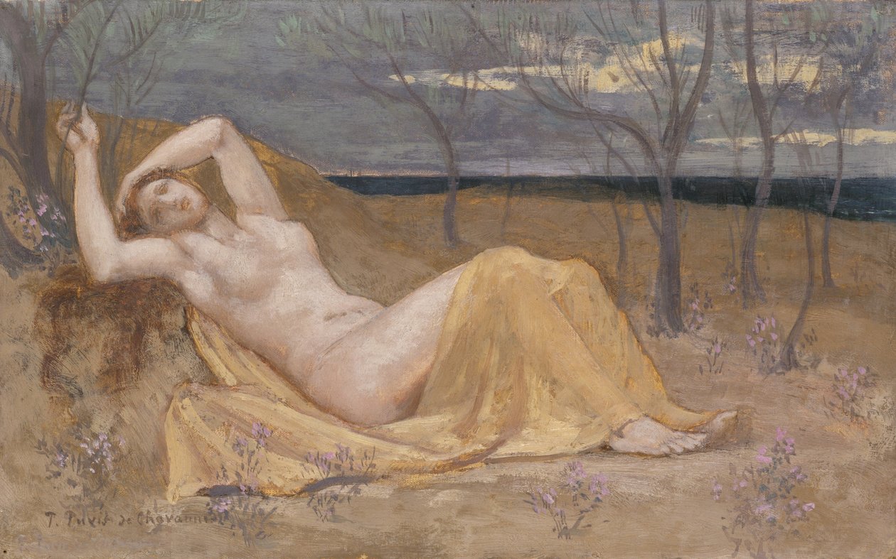 Tamaris, c.1886-87 by Pierre Puvis de Chavannes