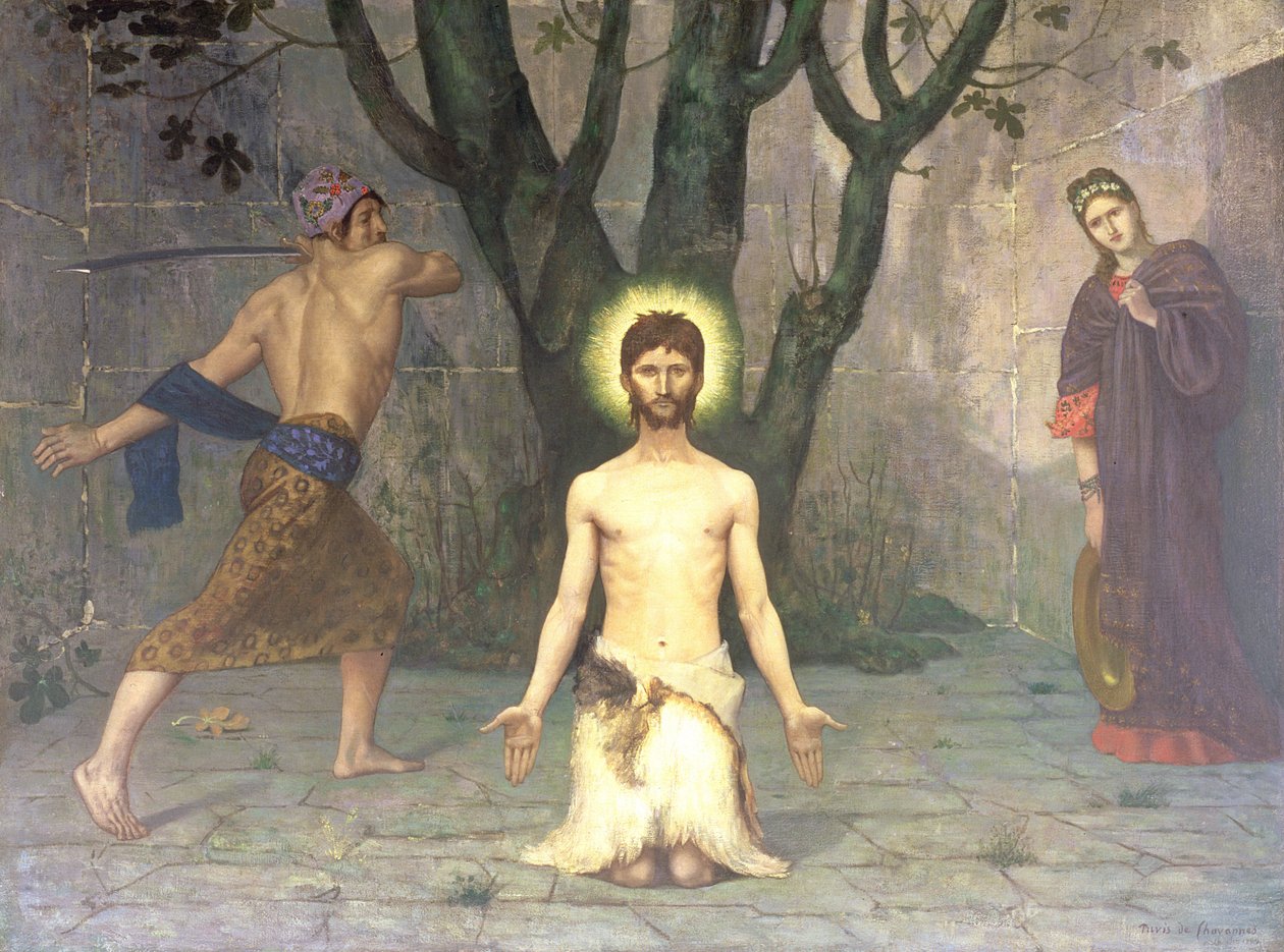 The Beheading of St. John the Baptist, 1869 by Pierre Puvis de Chavannes
