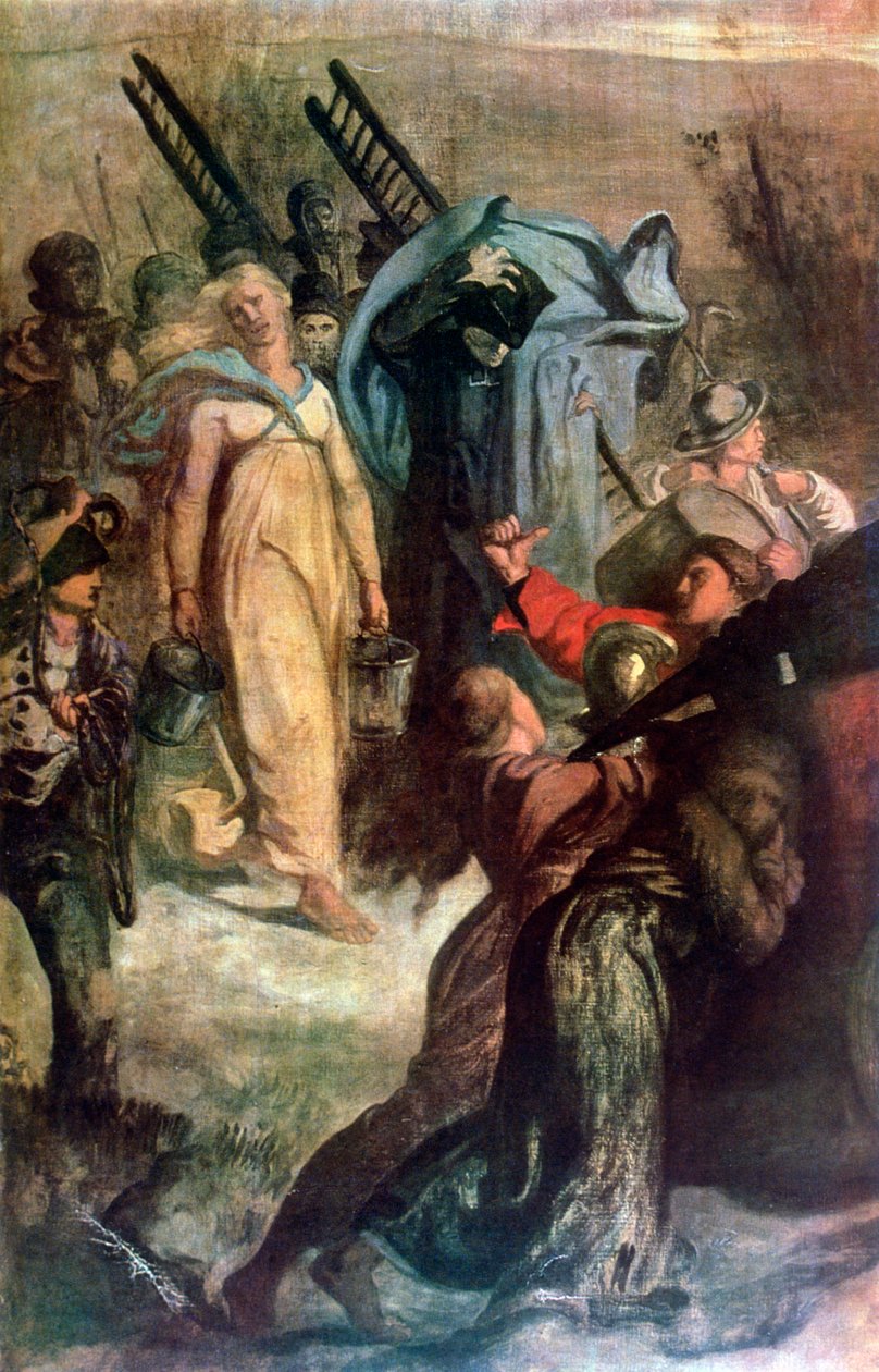 The Village Firemen (detail) by Pierre Puvis de Chavannes