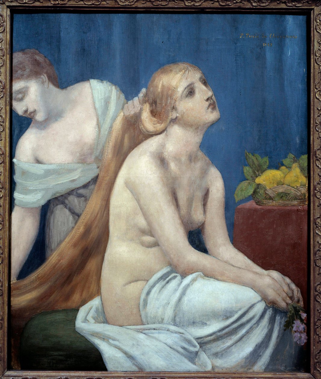 Woman at Her Toilet by Pierre Puvis de Chavannes