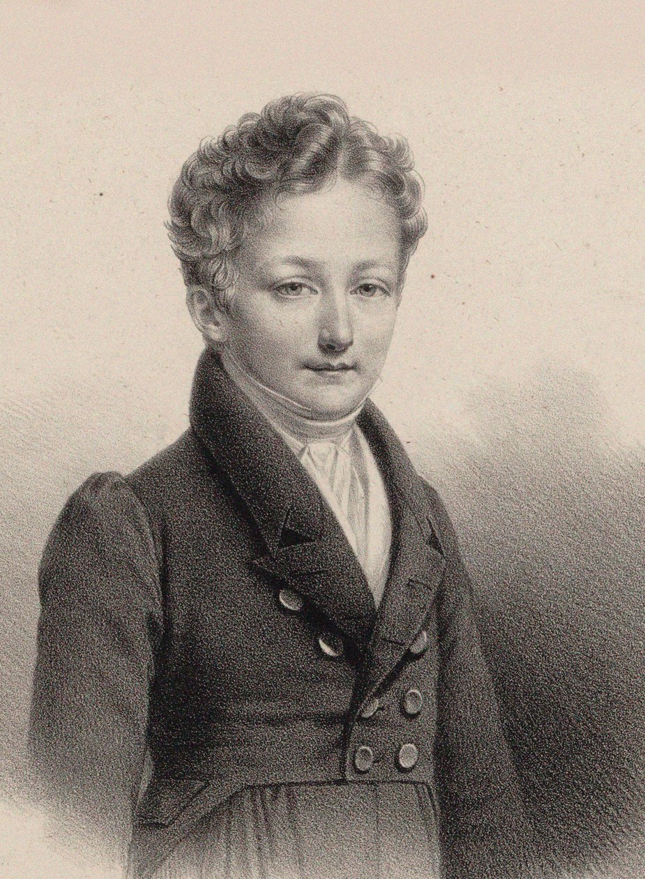 Portrait of the Pianist and Composer Sigismund Thalberg 1812-1871, 1826 by Pierre Roch Vigneron