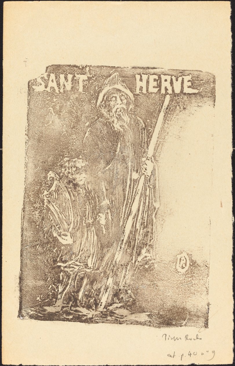 Saint Herve by Pierre Roche: High-quality fine art print