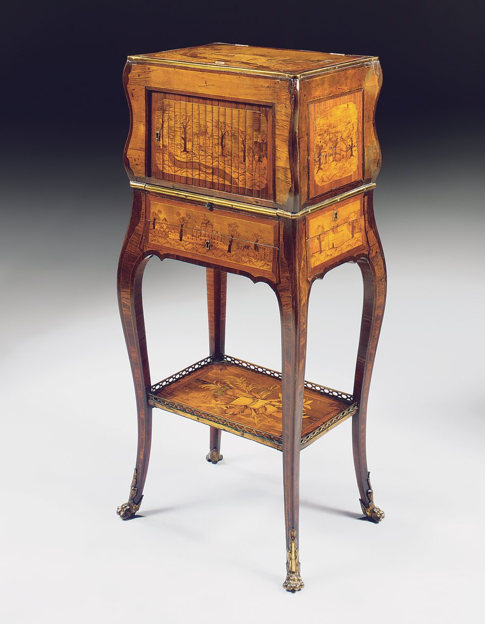 Louis XV secretaire serre-bijoux by Pierre Roussel