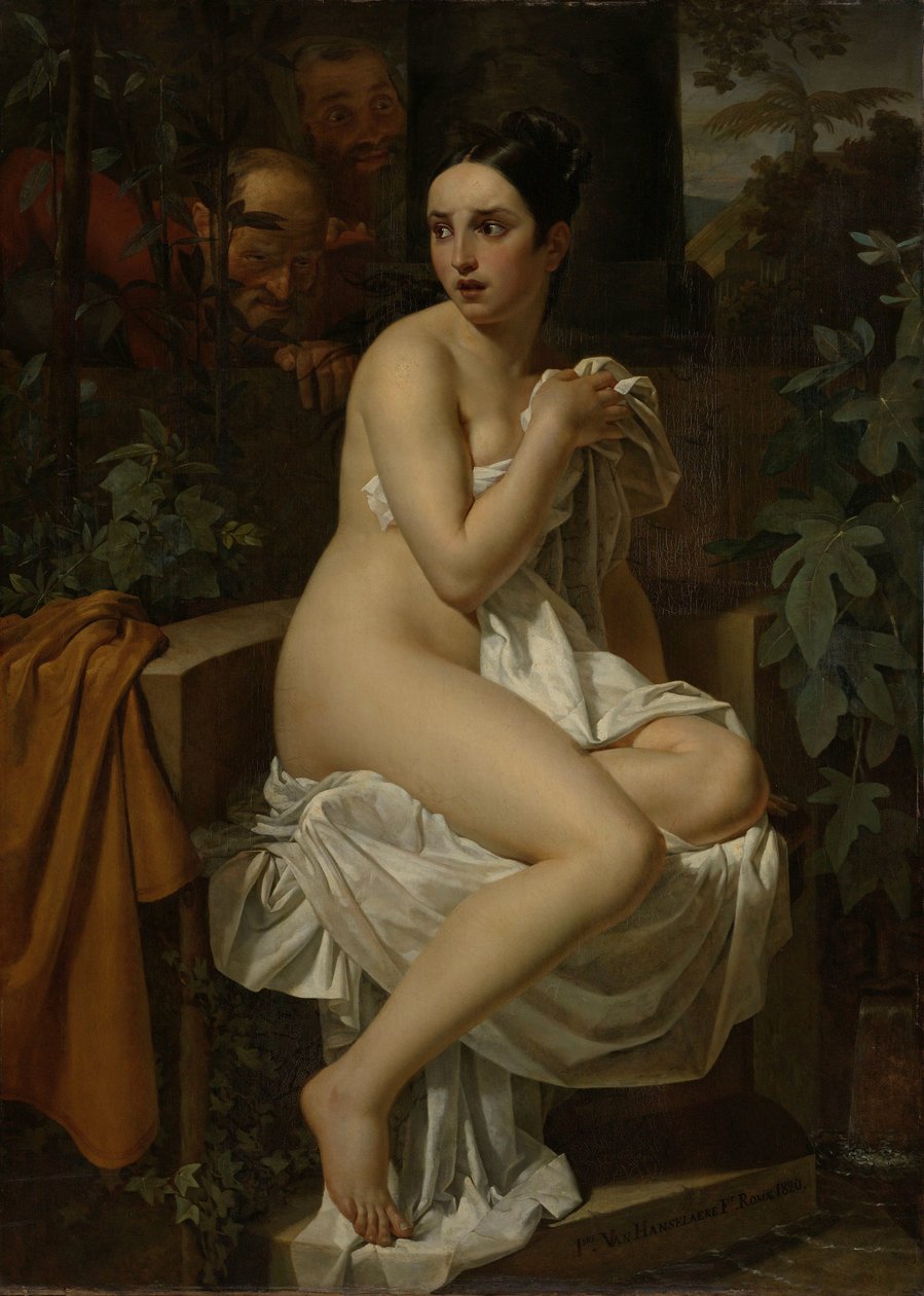 Susanna and the Elders by Pierre Van Hanselaere