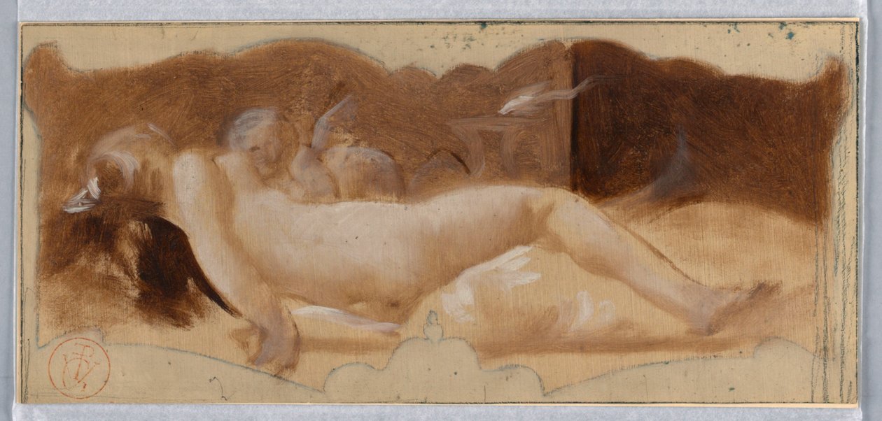 Drawing by Pierre Victor Galland