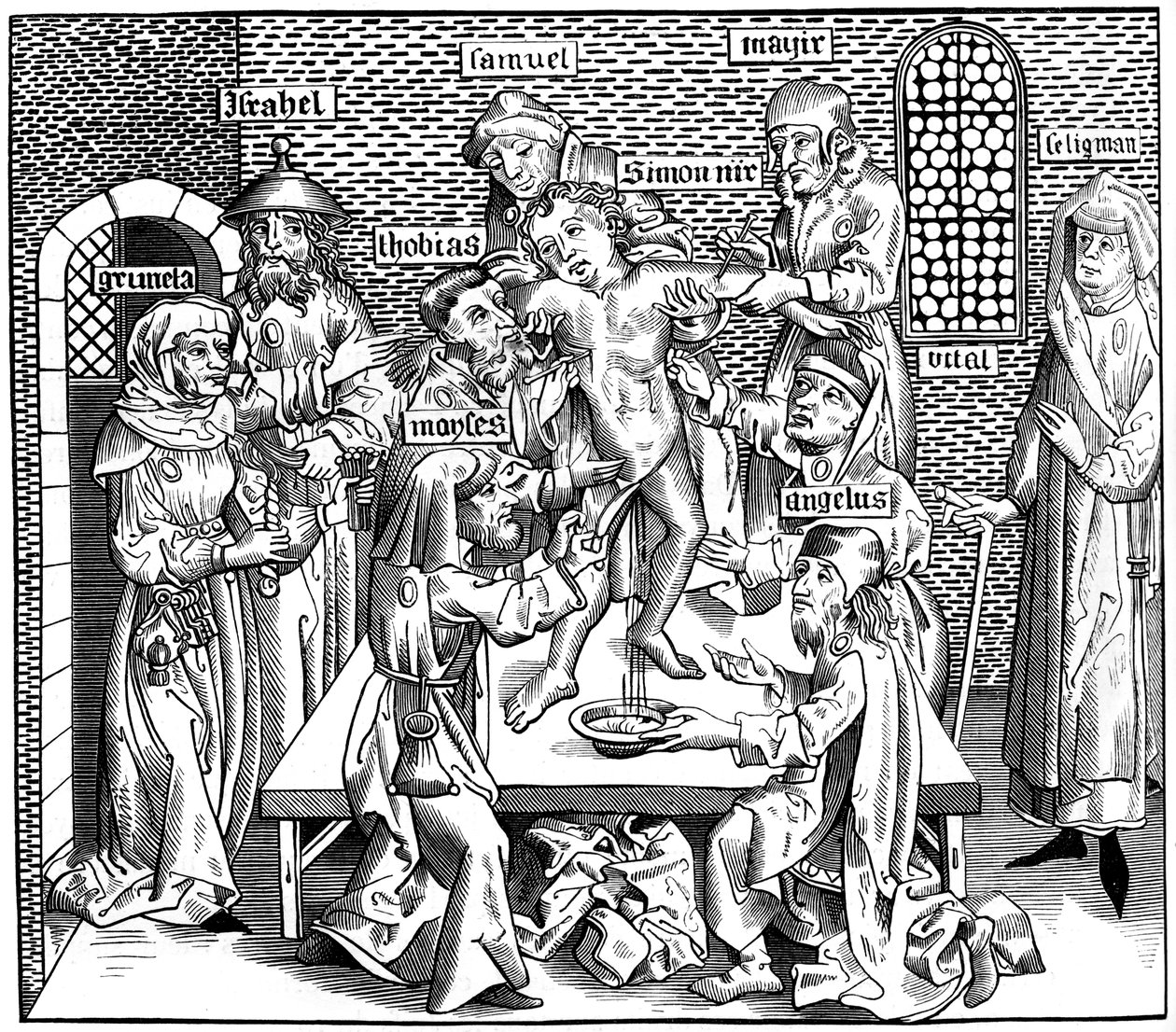 The martyrdom of Simon of Trent, 1493 1849 by Pierre Wolgmuth
