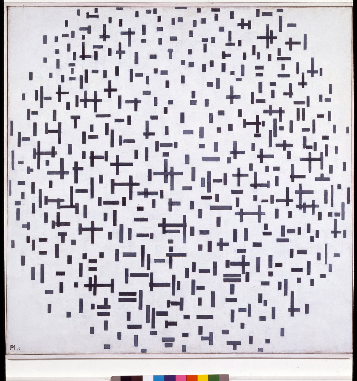 Composition in Black and White by Piet Mondrian
