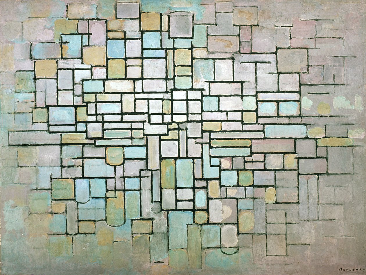 Composition No.II, 1913 by Piet Mondrian