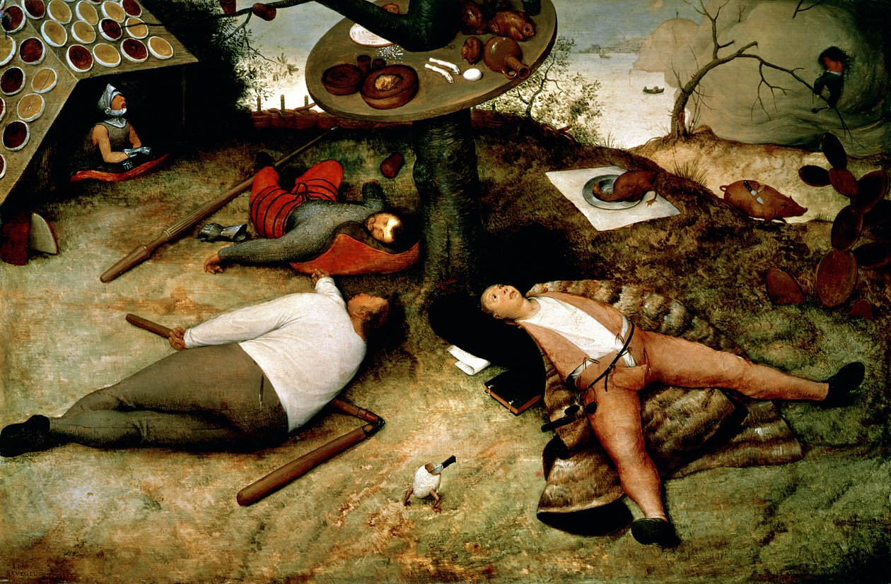 Land of Cockaigne by Pieter Bruegel the Elder