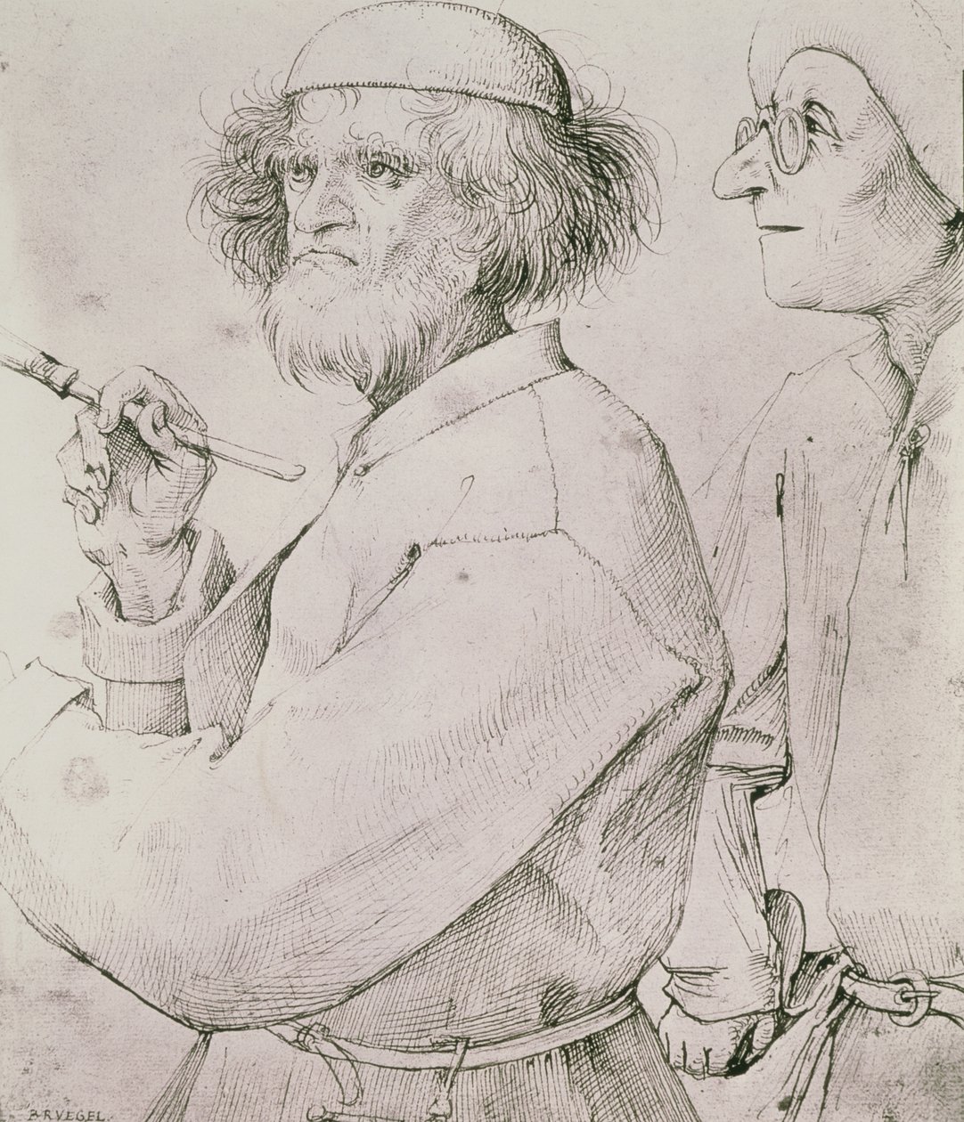 The Painter and the Art Lover by Pieter Bruegel the Elder