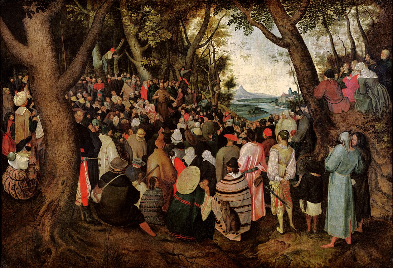 The Sermon of St. John the Baptist by Pieter Bruegel the Elder