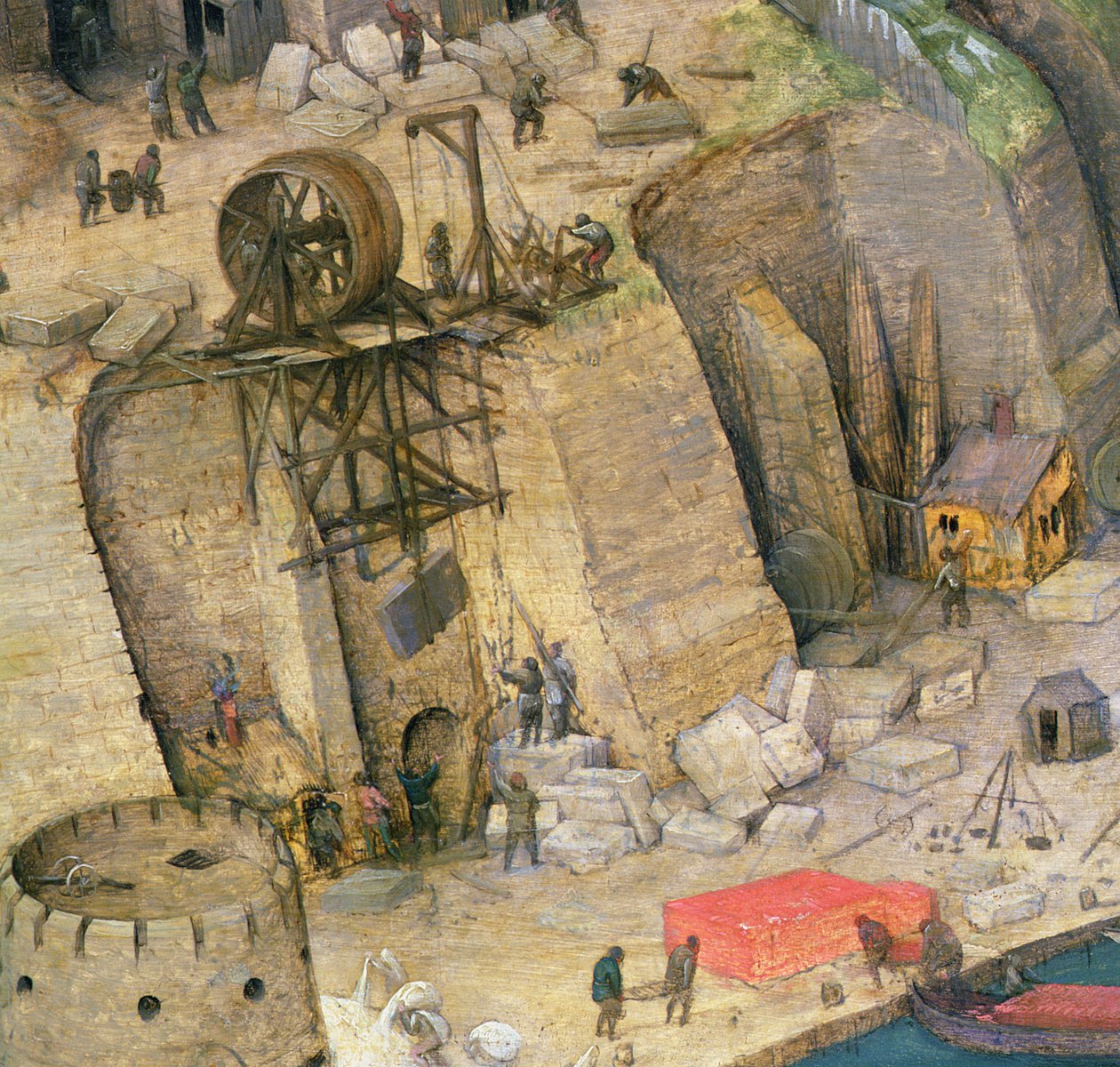 The Tower of Babel (detail) by Pieter Bruegel the Elder