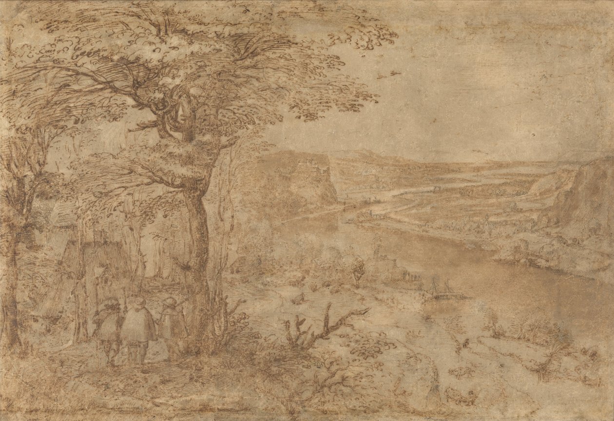 Landscape with Pilgrims by Pieter Bruegel the Elder