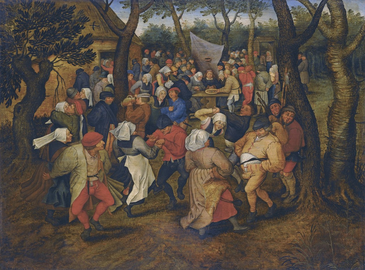 Outdoor Peasant Wedding Dance by Pieter Brueghel the Younger