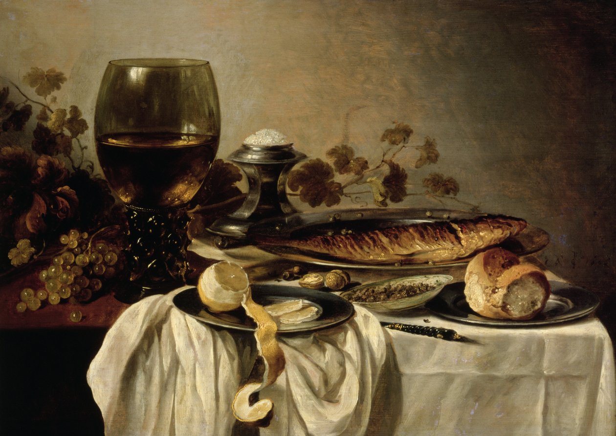 Breakfast by Pieter Claesz