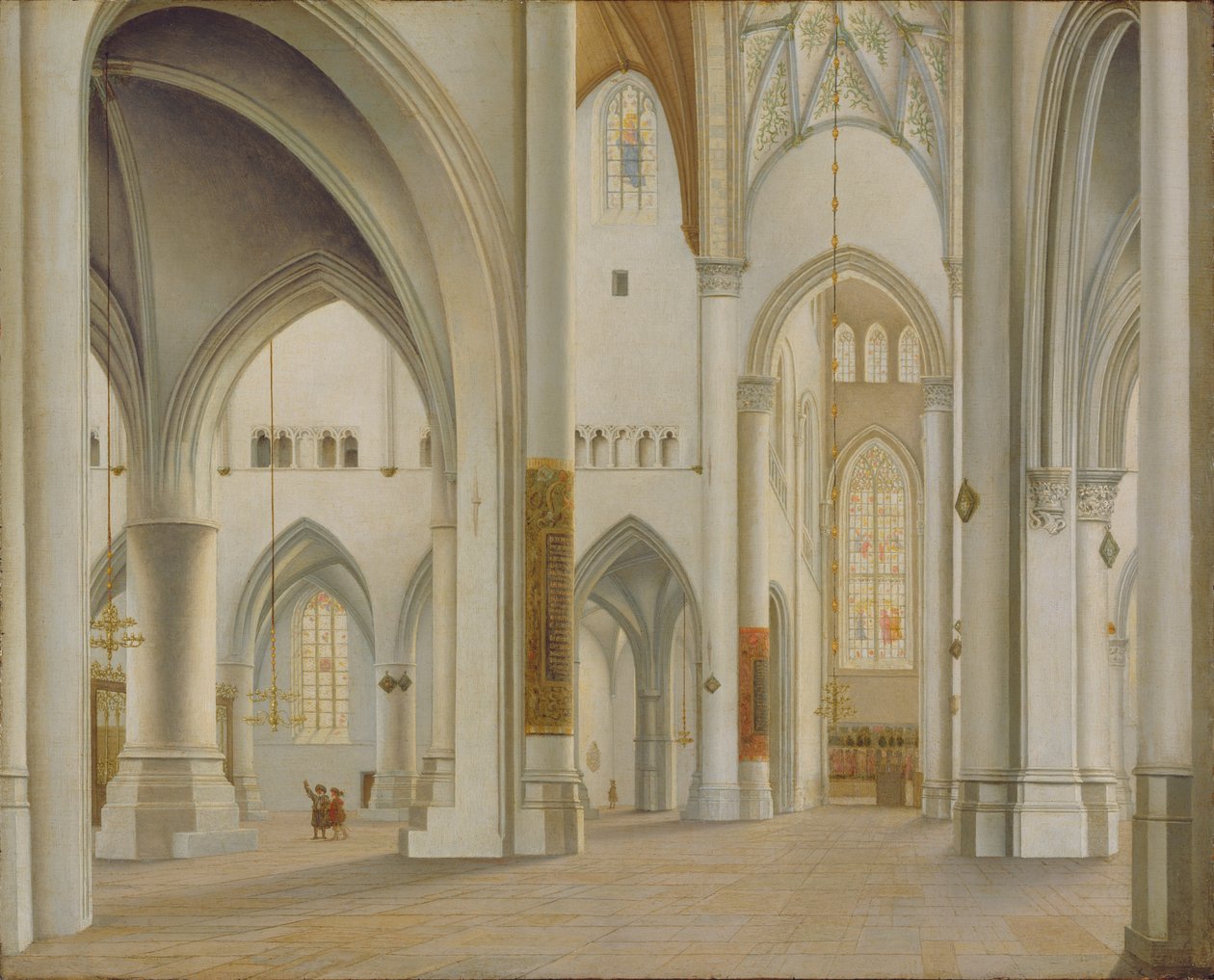The Interior of Saint Bavo, Haarlem, 1628 by Pieter Janszoon Saenredam