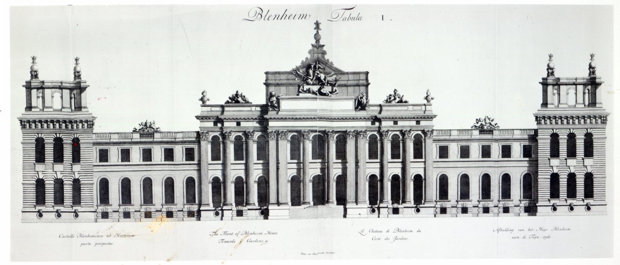 Blenheim Palace by Pieter Stevens van Gunst
