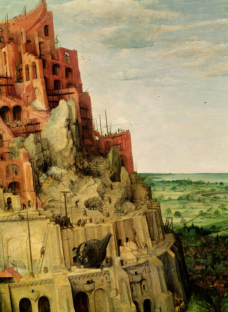 The Tower of Babel (detail) by Pieter Bruegel the Elder