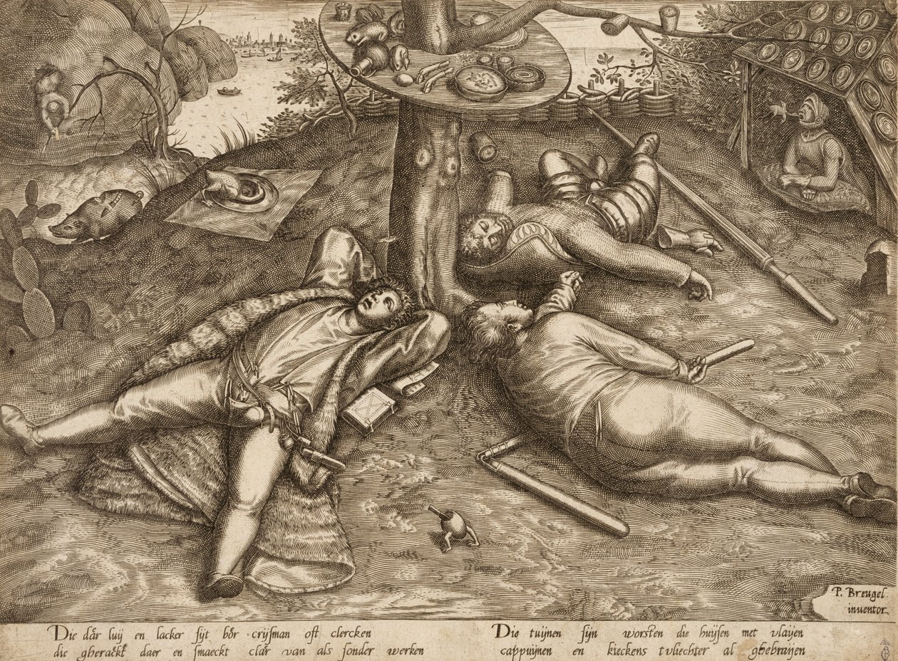 The Land of Plenty by Pieter the Elder after Bruegel
