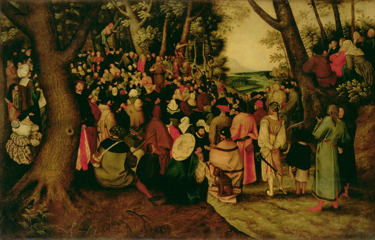 The Sermon of John the Baptist by Pieter Brueghel the Younger