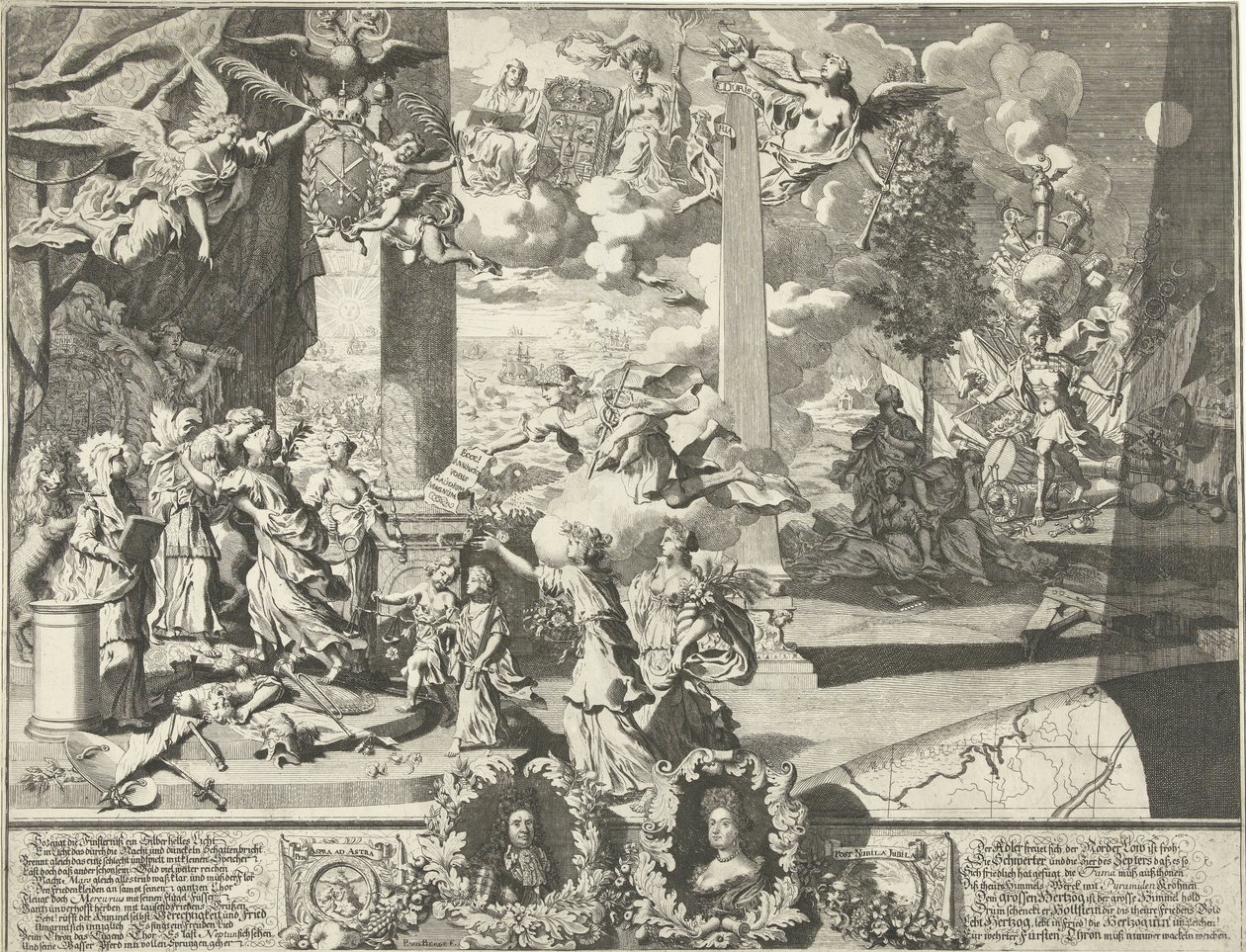 Allegory on the Treaty of Altona by Pieter van den Berge