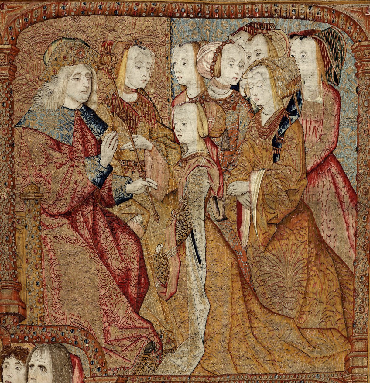 Triumphs of the Mother of God or Panos de Oro by Pieter (attr. to) Coecke van Aelst