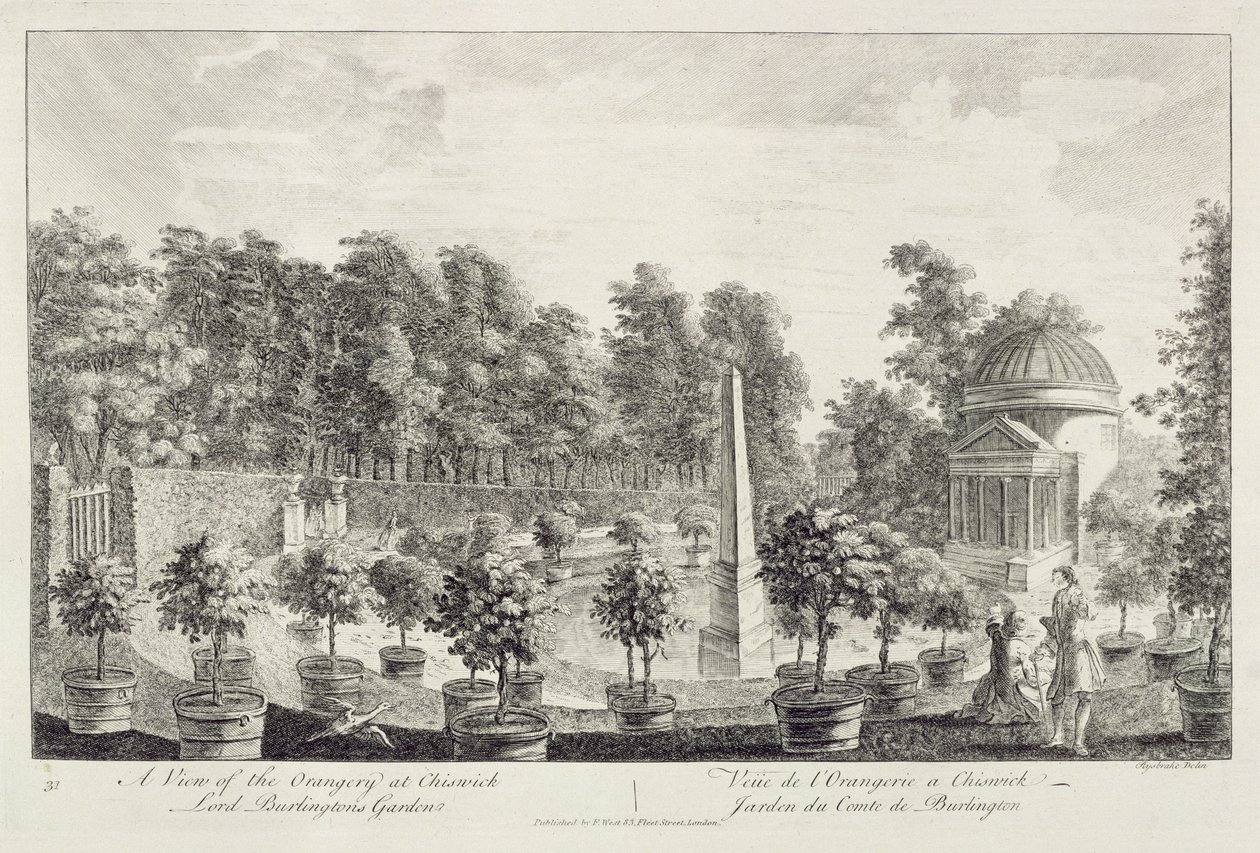 A View of the Orangery, Lord Burlington