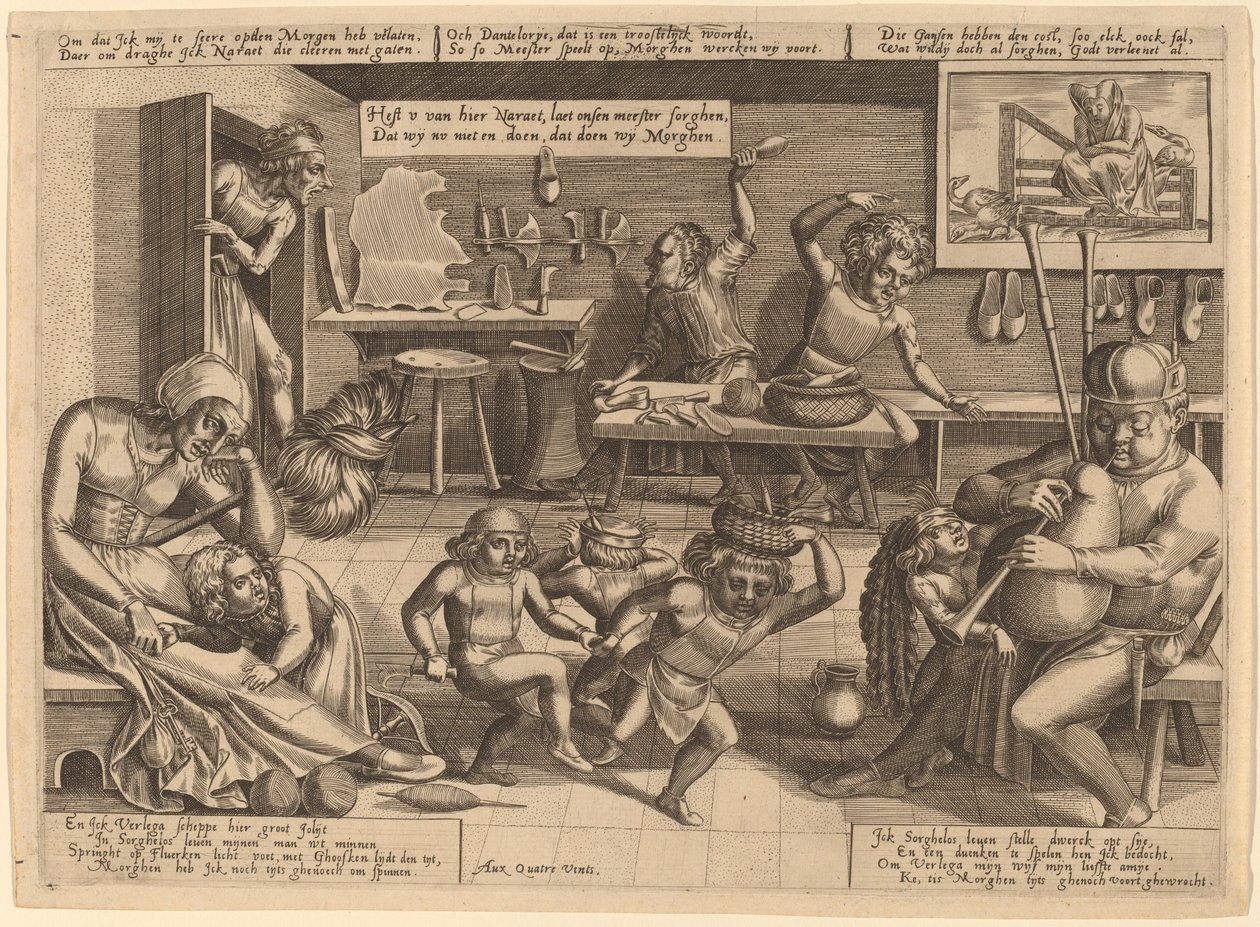 The Dissolute Household by Pieter Balten: Fine art print