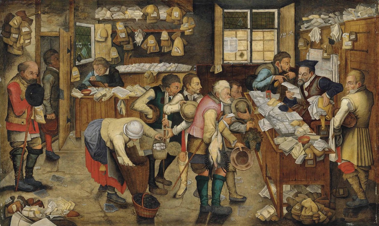 The Payment of the Tithes (The Country Lawyer) by Pieter Brueghel the Younger